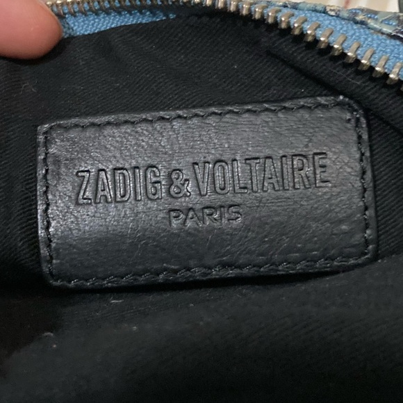 Zadig & Voltaire Boxy XL Wild Leather Shoulder Bag - Picture 15 of 16